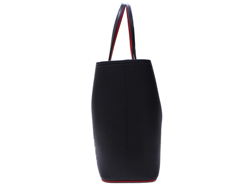 Christian Louboutin Clutch Bag studs Cabata red Tote black